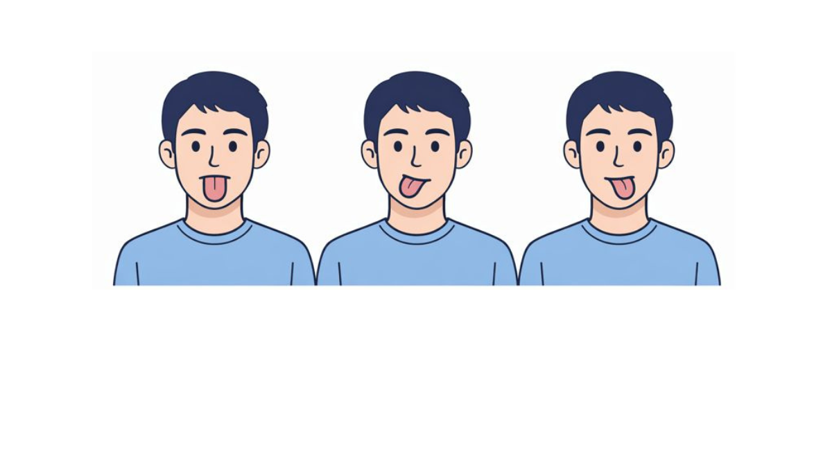 Tongue protrusion and side-to-side movement