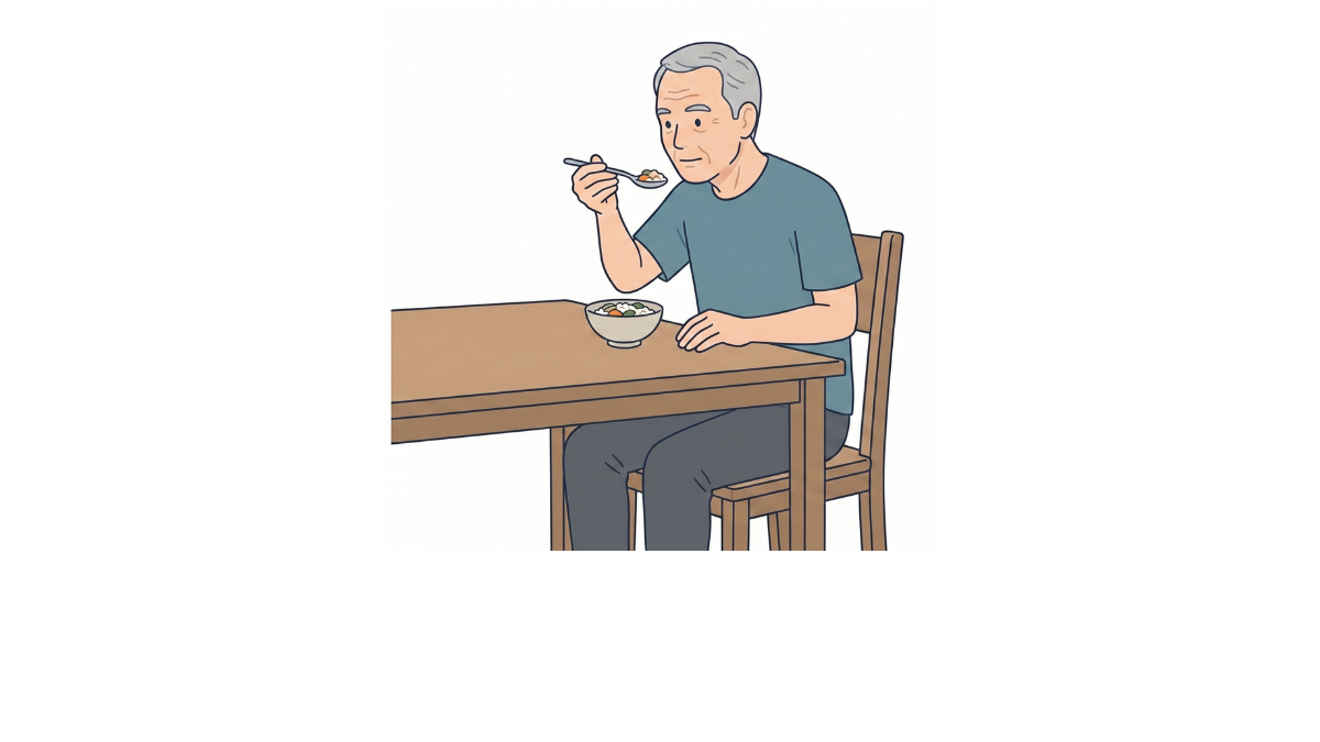 Eating with Spoon