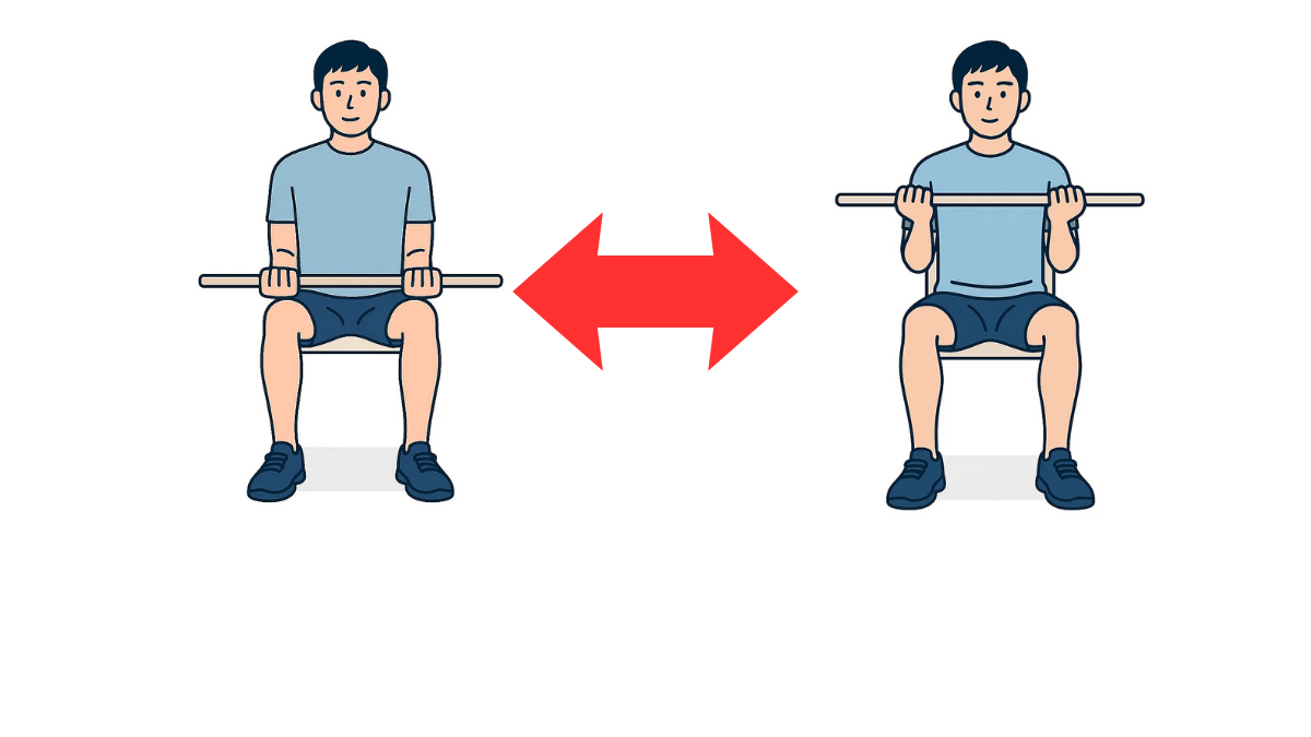 Elbow Flexion With Bar