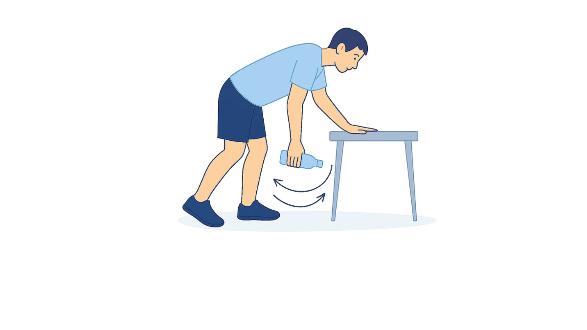 Pendulum Exercise With Bottle