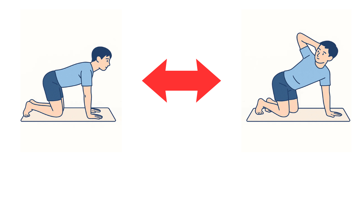 Quadruped Trunk Rotation Training