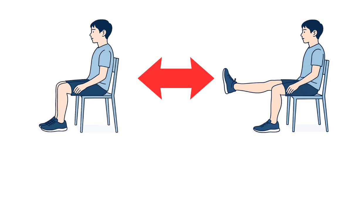 Seated Knee Extension Side View