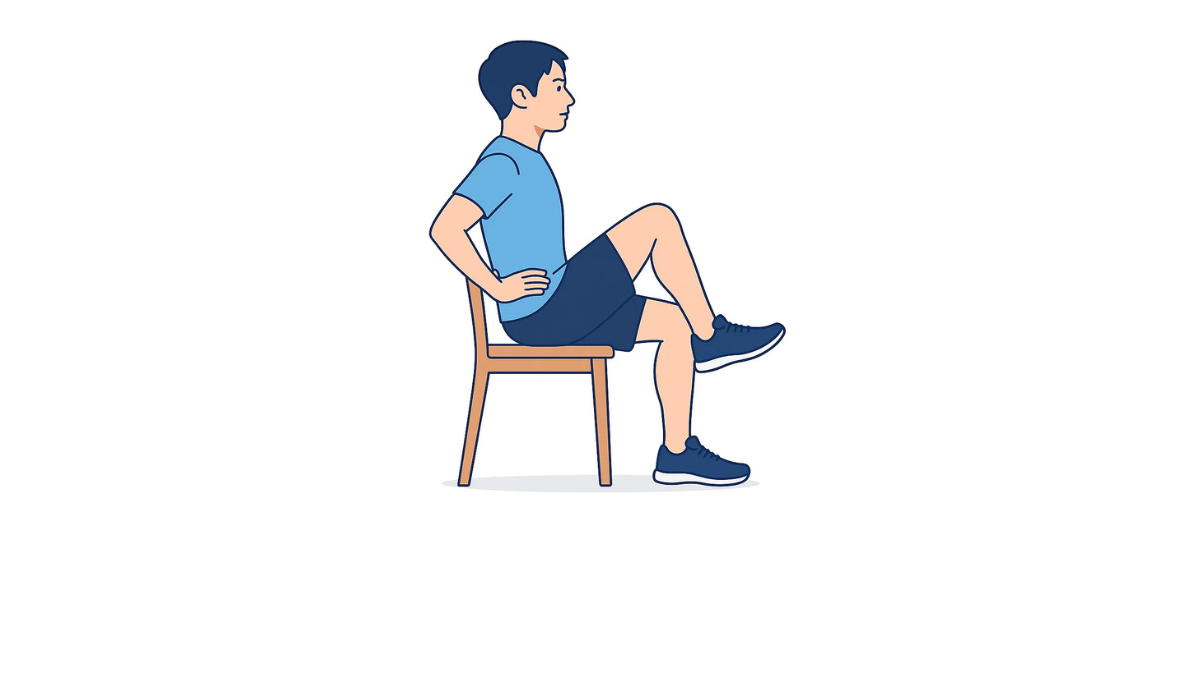 Seated Leg Raise Hold