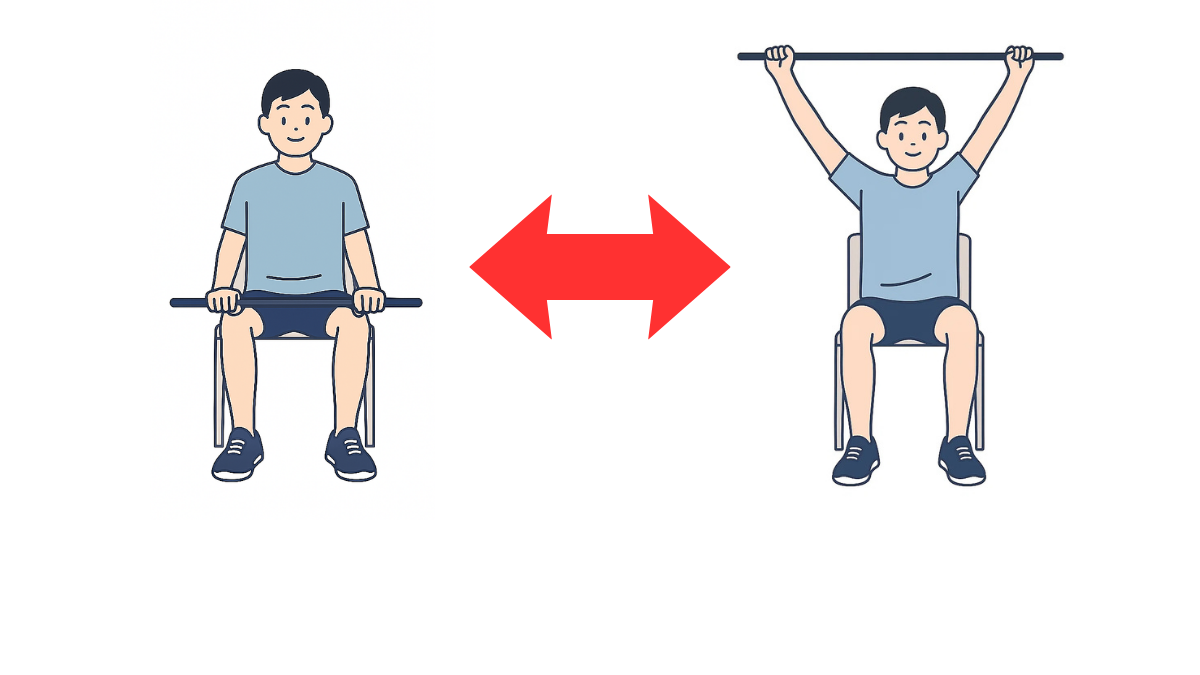 Shoulder Raise With Bar
