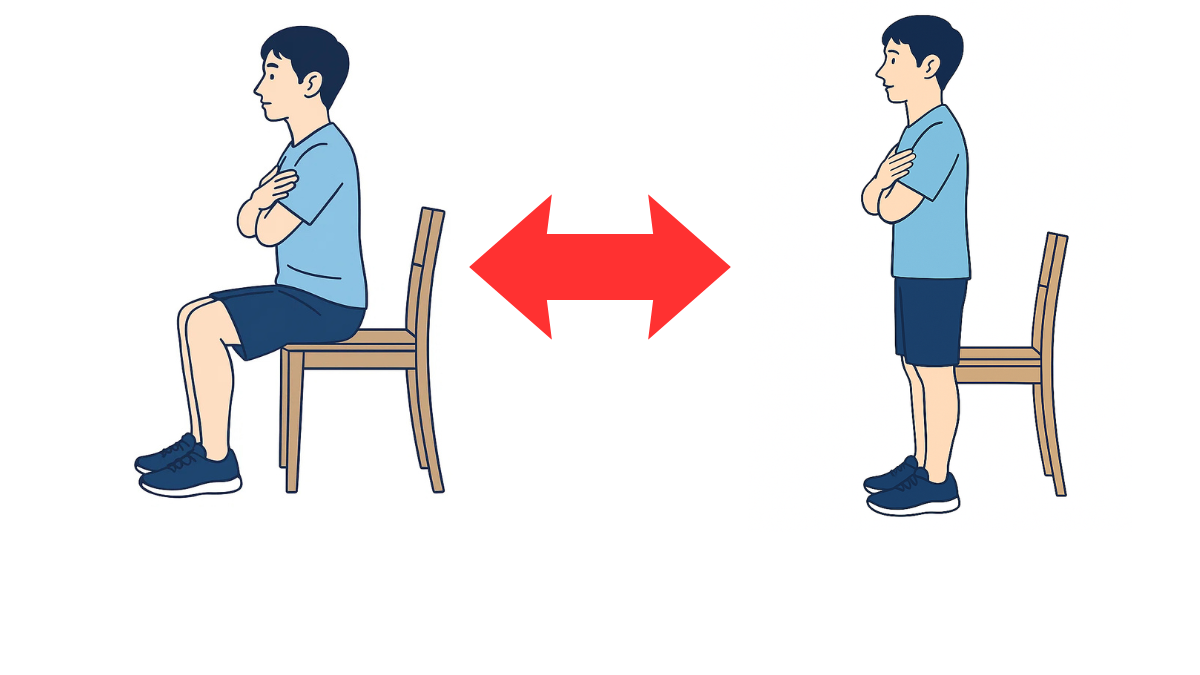 Sit To Stand Using Chair