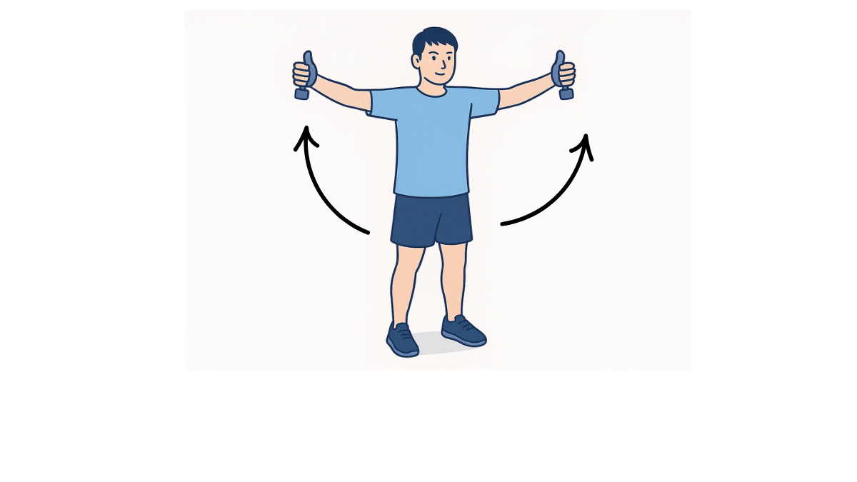 Standing Dumbbell Scaption