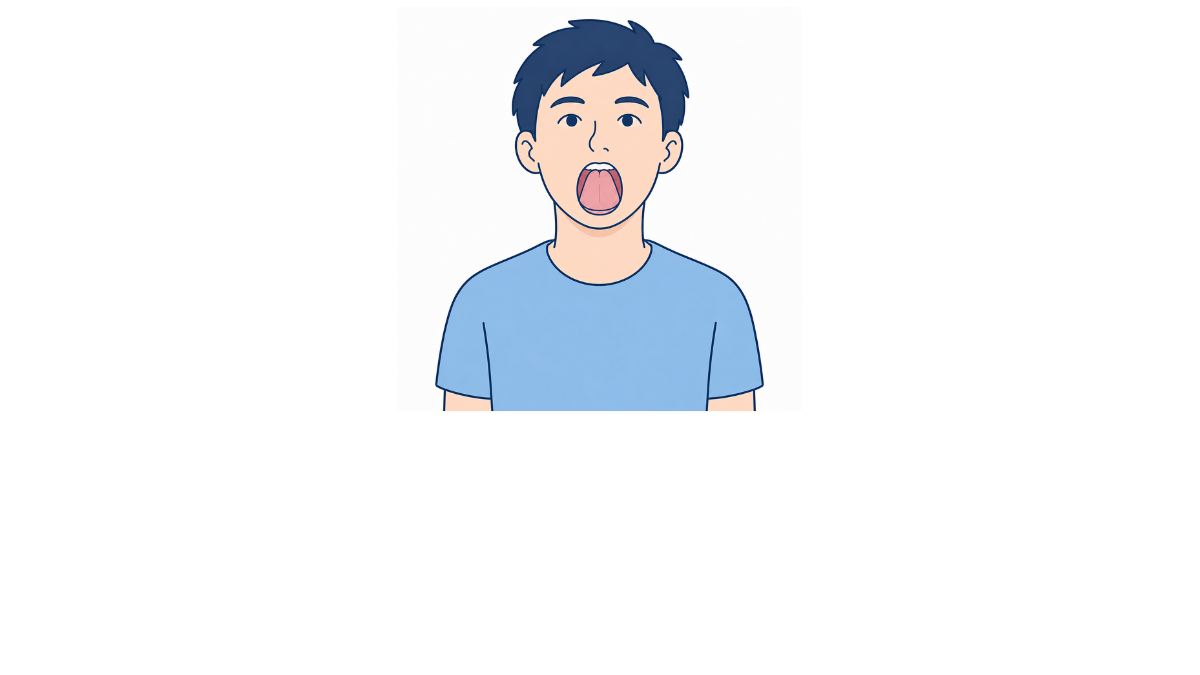 Tongue Behind Teeth