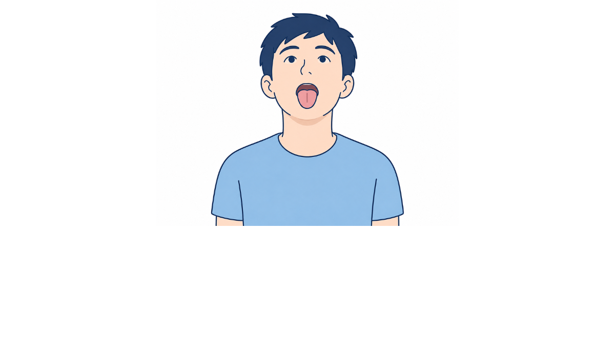 Tongue Out Up