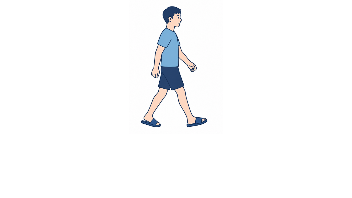 Walking In Slippers