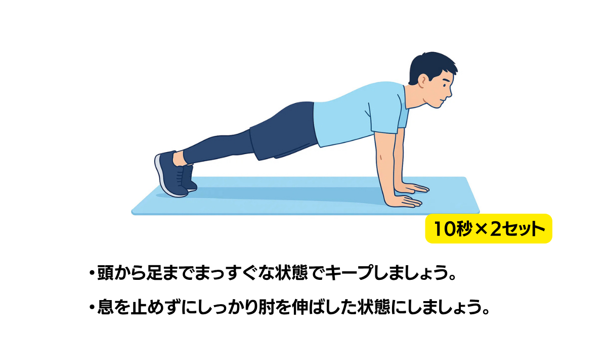 Hand Support Plank