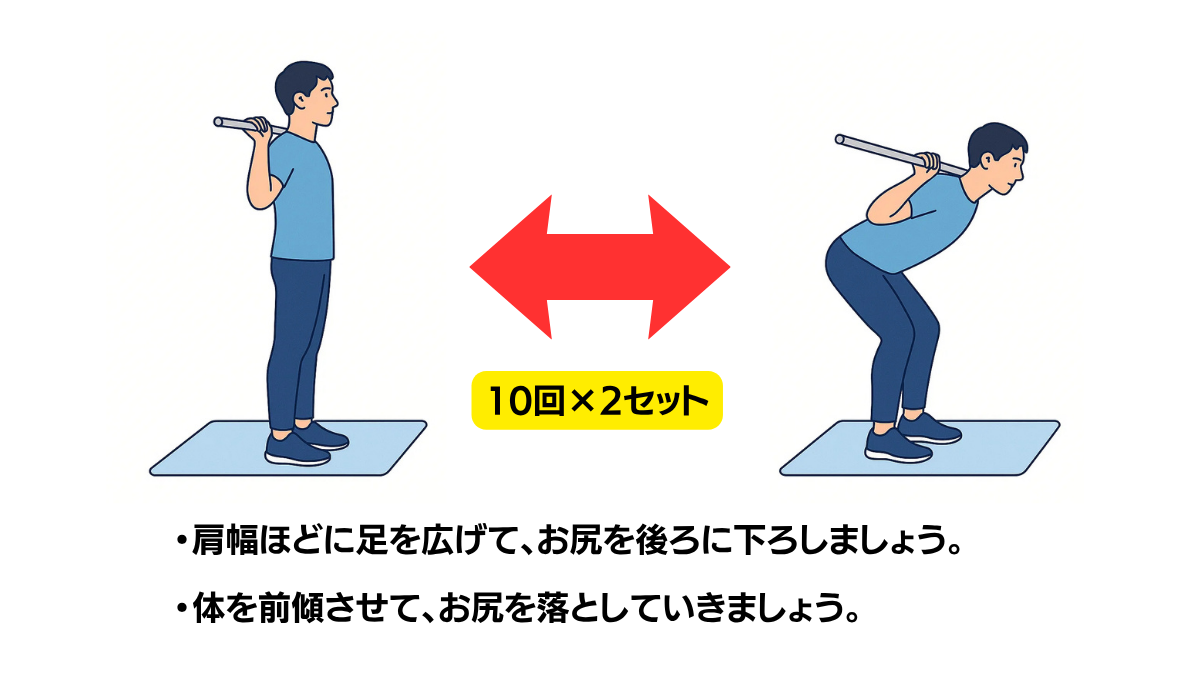Hip Hinge With Bar