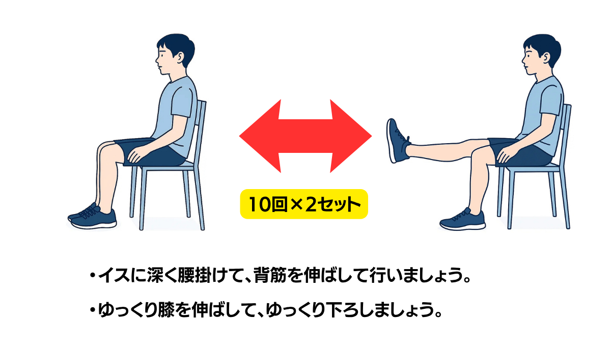 Seated Knee Extension Side View