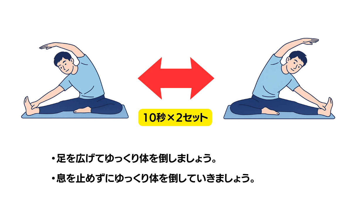 Seated Leg Open Stretch