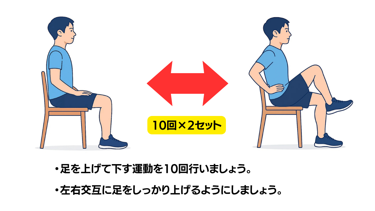 Seated Leg Raise
