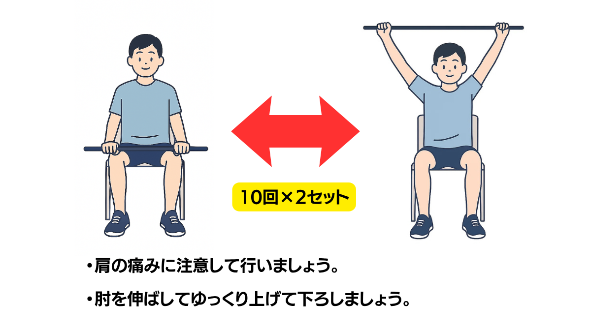 Shoulder Raise With Bar