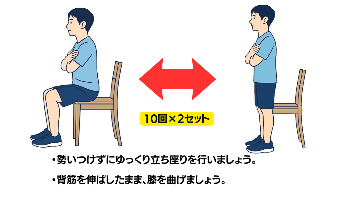 Sit To Stand Using Chair