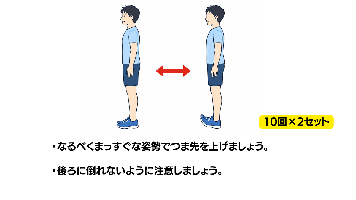 Standing Toe Raise