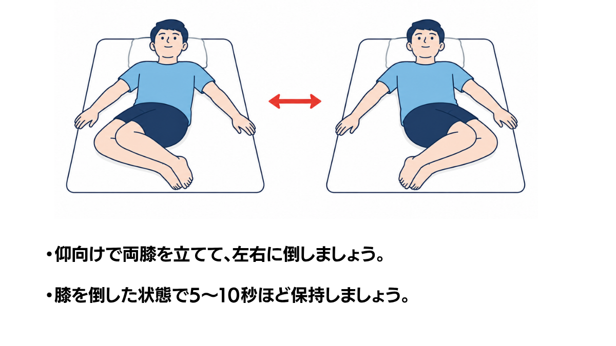 Supine Knee Fall To Side