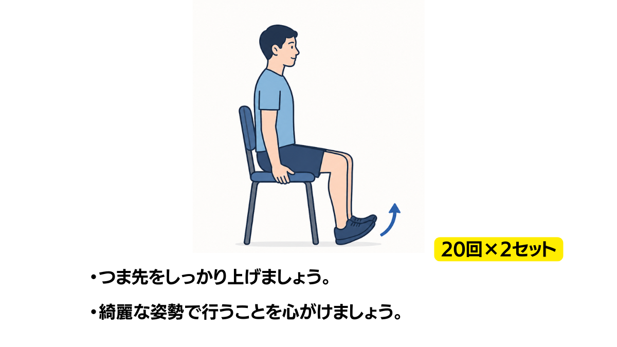 Toe Raise Sitting