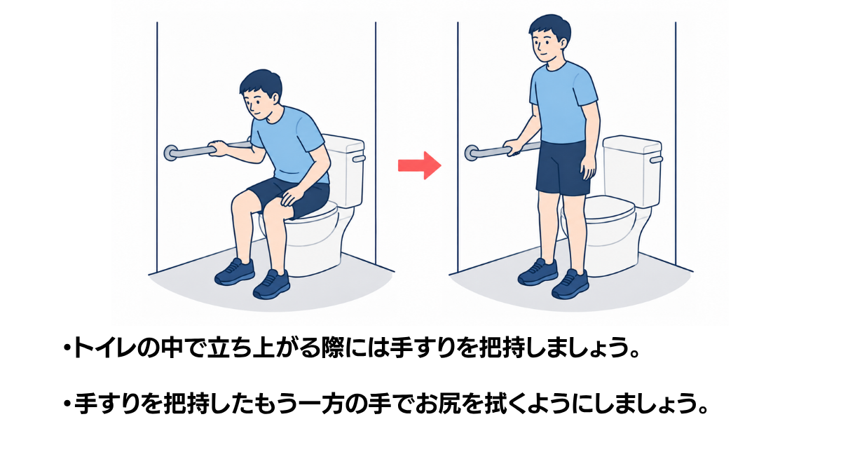Toilet Sit To Stand With Grab Bar